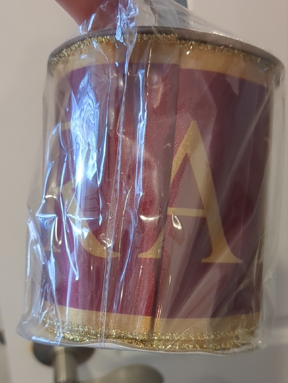 Wizarding World of Harry Potter Maroon Ribbon with Gold Lettering - Picture 5 of 5